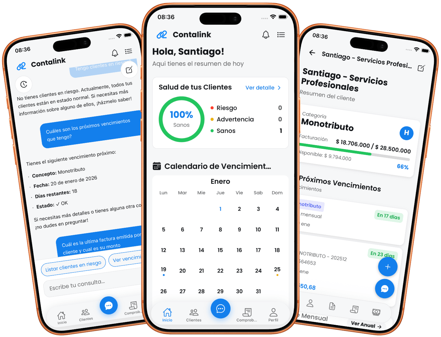ContaLink App Features